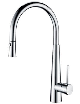 Clearwater Porrima C Monobloc Pull-Out Kitchen Sink Mixer Tap