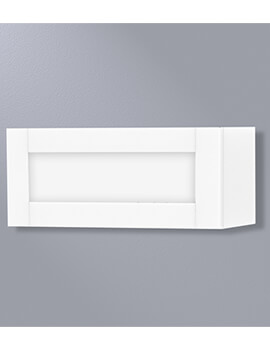 London Single Door Storage White Cabinet 590 x 275mm