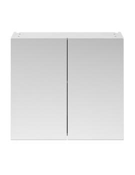 Fusion 800mm Double Door 50-50 Compact Mirror Cabinet