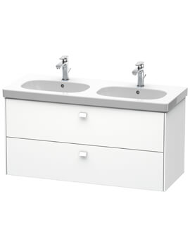 Duravit Brioso Wall Mounted 1170mm 2 Drawer Vanity Unit For D-Code Basin - Image