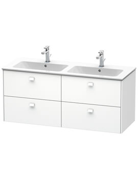 Duravit Brioso Wall Mounted 1290mm 4 Drawer Vanity Unit For Me By Starck - Image