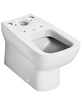 Studio Echo White Short Projection Closed Coupled Back To Wall WC Pan