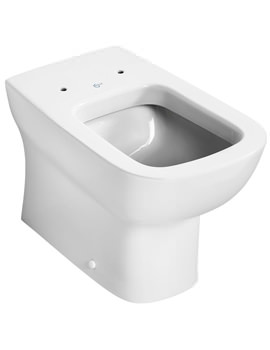 Studio Echo White Back To Wall WC Pan With Horizontal Outlet