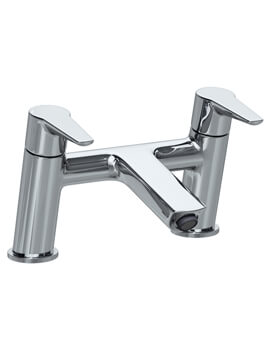 VitrA Solid S Deck Mounted Chrome Bath Shower Mixer Tap - Image