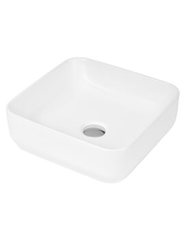 Hudson Reed Vessel 365mm Square Counter Top Basin White - Image