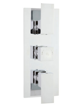Hudson Reed Art Triple Concealed Thermostatic Shower Valve - Image
