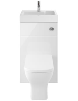 Nuie Athena 500mm Wide Floor Standing WC Unit And Basin - Image