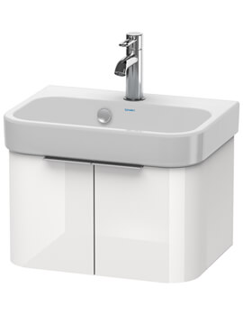 Duravit Happy D2 475 x 350mm Two Doors Vanity Unit With Basin - Image