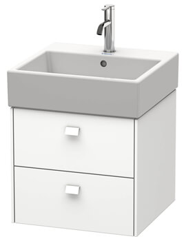 Brioso Wall Mounted 2 Drawer Vanity Unit For Vero Air Basin