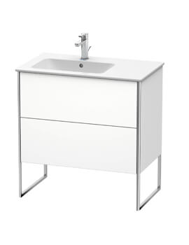 XSquare Floor-Standing 810 x 478 x 832mm Vanity Unit With 2-Pull-Out Compartments