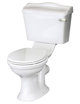 Chancery 710mm Close Coupled WC Pan White With Cistern