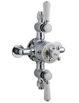 Hudson Reed Topaz Triple Exposed Thermostatic Shower Valve - Image