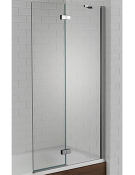 Aquadart Venturi 6 Hinged Bath Screen 900 x 1500mm - Image