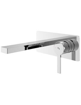 Willow Wall Mounted Single Lever Basin Mixer Tap