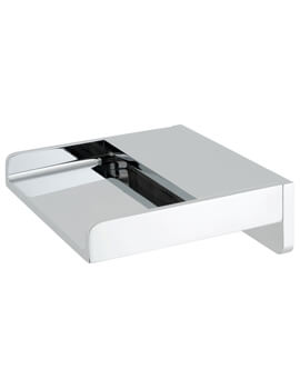 Vado Synergie Chrome Wall Mounted Waterfall Bath Spout - Image
