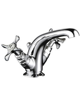 Virtue Monobloc Basin Mixer Tap Chrome With Pop Up Waste