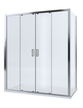 Mira Leap 6mm Glass Double Slider Door And Panels - Image