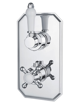 Arlington Traditional Thermostatic Concealed Shower Valve Chrome