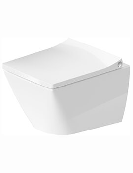 Duravit Viu 370 x 480mm Wall Mounted Compact Rimless WC Pan - Image