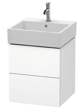 Duravit L-Cube Wall Mounted 2 Drawer Vanity Unit For Vero Air Basin - Image