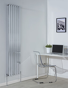Biasi Lorenza Contemporary Vertical Single Flat Panel Radiator - 1800mm High