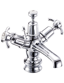 Burlington Anglesey Regent Basin Mixer Tap With Pop-Up Waste - Image