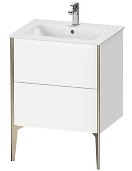 XViu 2 Pull-out Compartment Floor Standing Vanity Unit For ME By Starck Basin