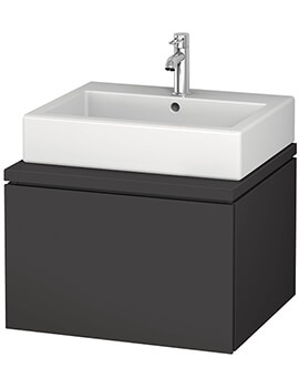 Duravit L-Cube 620mm Single Drawer Wall Hung Vanity Unit For Console