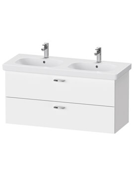 Duravit XBase 1150mm Wall Mounted 2 Drawer Vanity Unit For D-Code Basin - Image