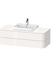 Happy D.2 Plus 1300 x 550mm 2 Drawers Vanity Unit For Console