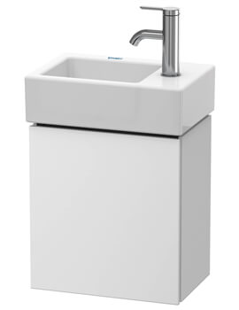 L-Cube 364mm Wide Wall Mounted Vanity Unit For Vero Air Basin