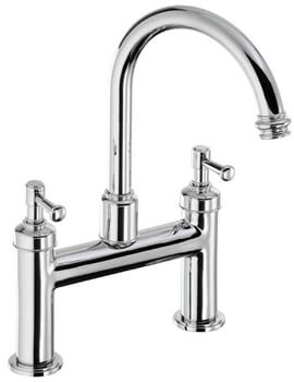 Gallant Deck Mounted Chrome Traditional Bath Filler Tap