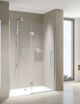 Aqata Design DS459 Luxurious Hinged Door And Inline Panel For Recess - Image