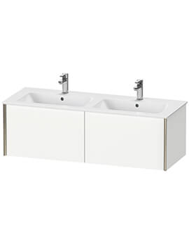 Duravit XViu 2 Pull-out Compartment Wall-Mounted 1280mm Vanity Unit For ME By Starck Basin - Image