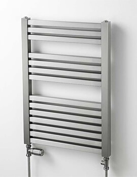 Serif Anodised Gold 550mm Wide Wall Mounted Stainless Steel Towel Rail