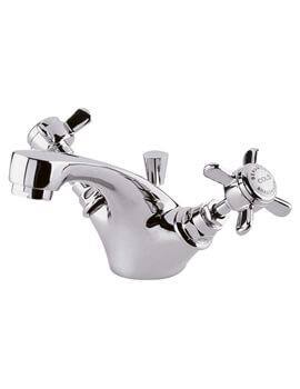 Beaumont Mono Basin Mixer Tap Chrome With Pop-Up Waste