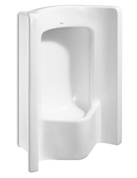 Roca Site Vitreous China White Frontal Urinal With Rear Inlet