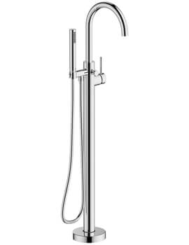 Britton Hoxton Floor Standing Mono Bath Shower Mixer Tap - Image