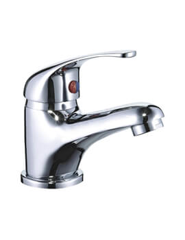 Conway Chrome Basin Mixer Tap With Click-Clack Waste
