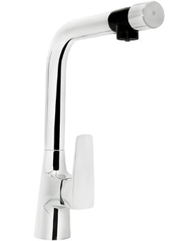Gallery Pure Chrome Kitchen Sink Mixer Tap With Filter