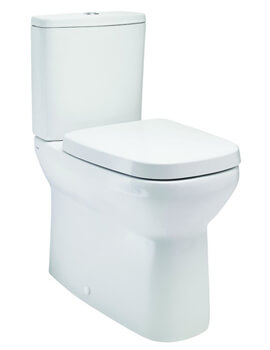 My Home White Close Coupled Back To Wall Wc Pan With Soft Close Seat And Cistern