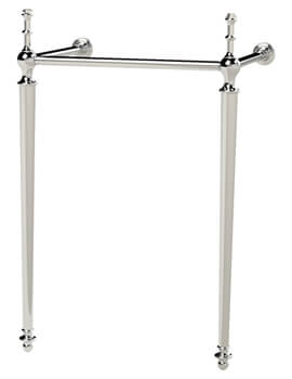Hudson Reed Richmond Traditional Adjustable Chrome Basin Stand - Image