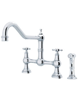 Perrin And Rowe Provence Kitchen Sink Mixer Tap And Rinse - Image