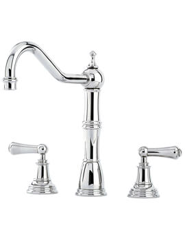Perrin And Rowe Alsace Kitchen Sink Mixer Tap With Lever Handles