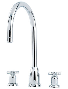 Perrin And Rowe Callisto Kitchen Sink Mixer Tap With C-Spout