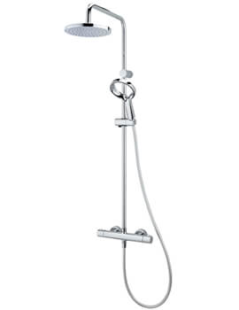 Methven Aurajet Aio Cool To Touch Chrome Bar Shower With Diverter - Image