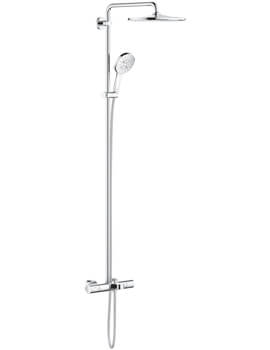 Rainshower SmartActive 310mm Diameter Chrome Shower QuickFix System With Thermostat