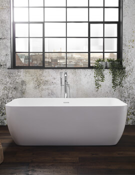 Eco 1695 x 750mm Luxury Freestanding Bath White - SI806145