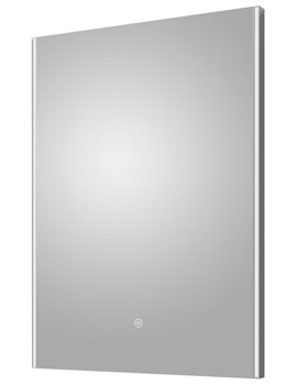 Hudson Reed 500 x 700mm Touch Sensor LED Mirror With Demister Pad - Image