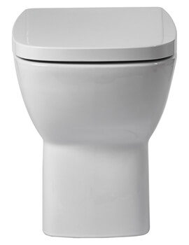Piccolo 525mm Back To Wall Toilet With Soft Close Seat - BIQR28BTW